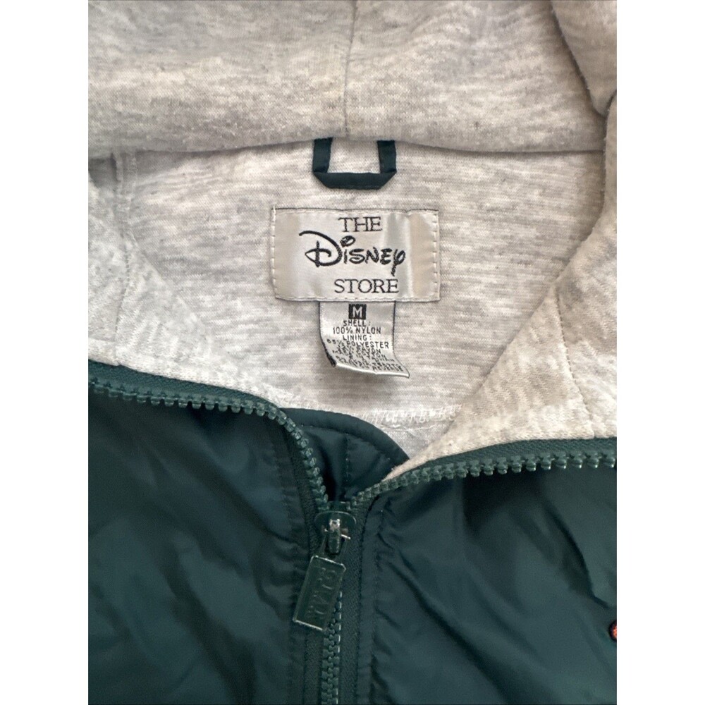 Vintage Y2K Disney Store Tigger Green Windbreaker Jacket With Spellout Size Med - Picture 4 of 7
